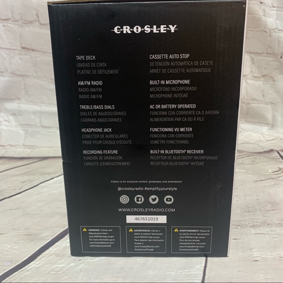 Crosley Portable Audio & Video New Stranger Things Crosley Cassette